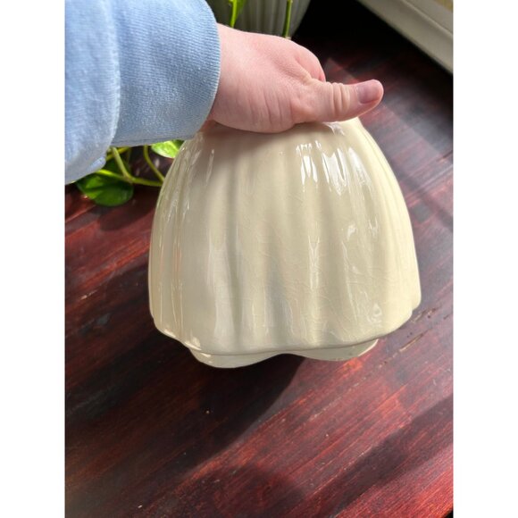 Vintage ACPO American Pottery Co. Ceramic white Dutch girl cookie jar - Picture 7 of 10